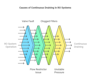 Continuous Draining of the RO System