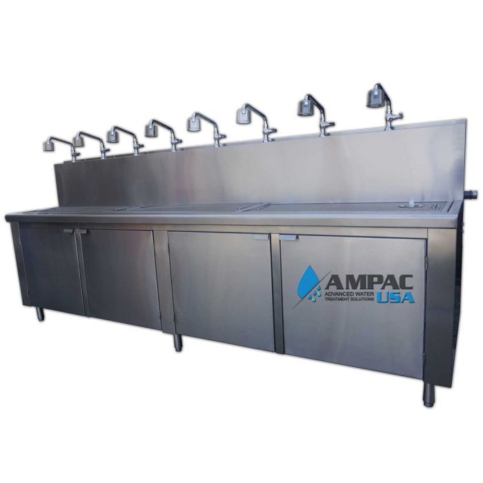 Water Store Bottle Filling Station with 8 Faucets by