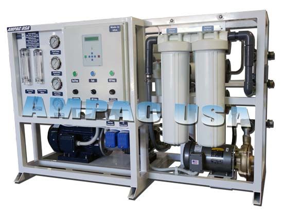 Seawater Desalination Reverse Osmosis Watermaker 4,500 GPD | 17,000 LPD