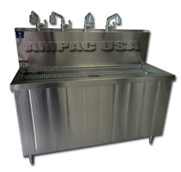 AMPAC USA Water Store Bottle Filling Station with 4 Faucets