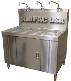 AMPAC USA Water Store Bottle Filling Station with 3 Faucets by